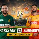 Pakistan National Cricket Team Vs Zimbabwe National Cricket Team Match Scorecard