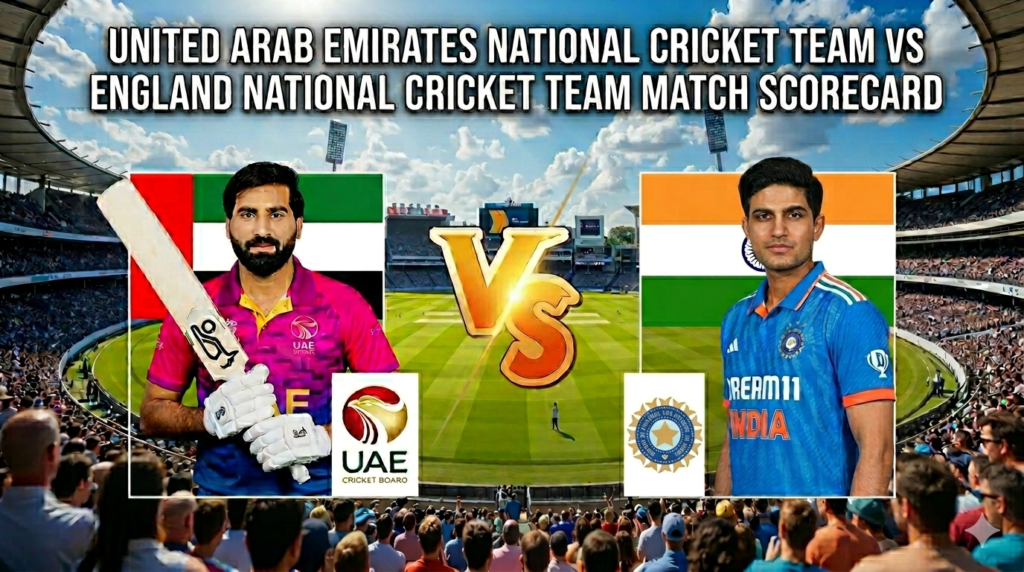 united arab emirates national cricket team vs india national cricket team match scorecard