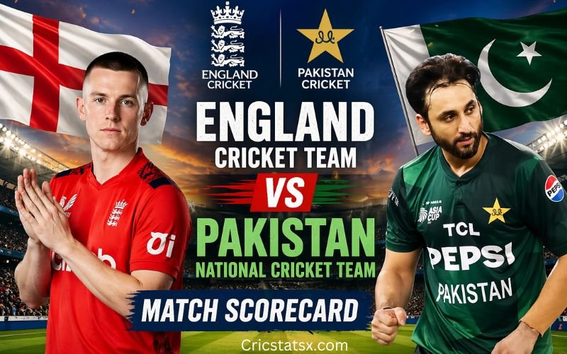 England Cricket Team Vs Pakistan National Cricket Team Match Scorecard