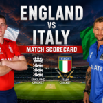 England Cricket Team Vs Italy National Cricket Team Match Scorecard