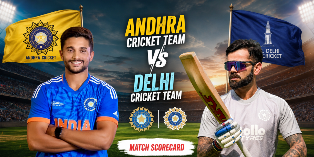 Andhra Cricket Team Vs Delhi Cricket Team Match Scorecard