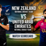 New Zealand National Cricket Team Vs United Arab Emirates National Cricket Team Match Scorecard